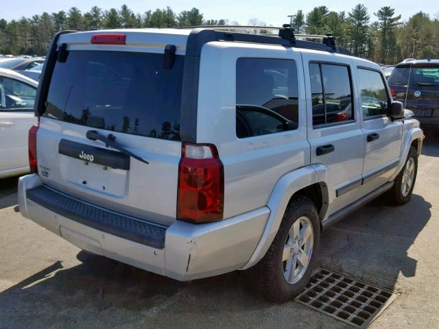 1J8HG48N46C104660 - 2006 JEEP COMMANDER 银色 照片 4