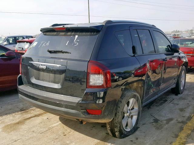 1C4NJCBB4FD120100 - 2015 JEEP COMPASS SP BLACK photo 4