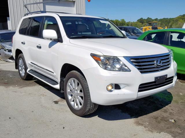 JTJHY00W394020584 - 2009 LEXUS LX 570 WHITE photo 1