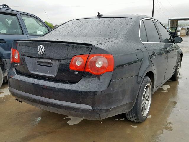 3VWCT71K36M851810 - 2006 VOLKSWAGEN JETTA TDI BLACK photo 4