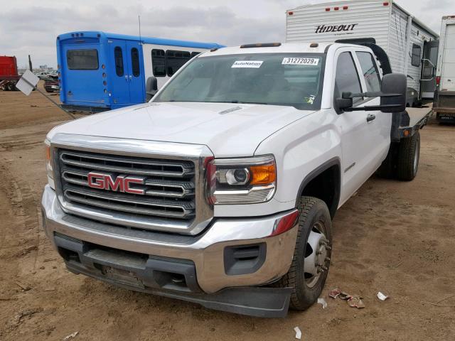 1GD421C85FF141778 - 2015 GMC SIERRA K35 WHITE photo 2