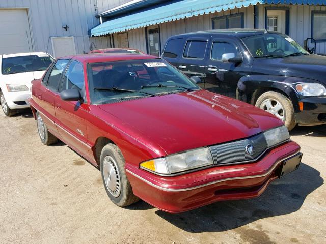 1G4NV54N1PC306493 - 1993 BUICK SKYLARK CU RED photo 1