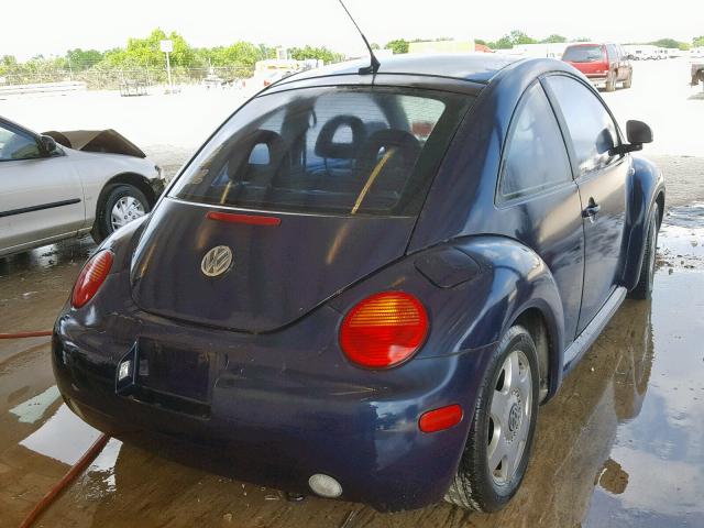 3VWDD21C3YM457188 - 2000 VOLKSWAGEN NEW BEETLE ლურჯი ფოტო 4