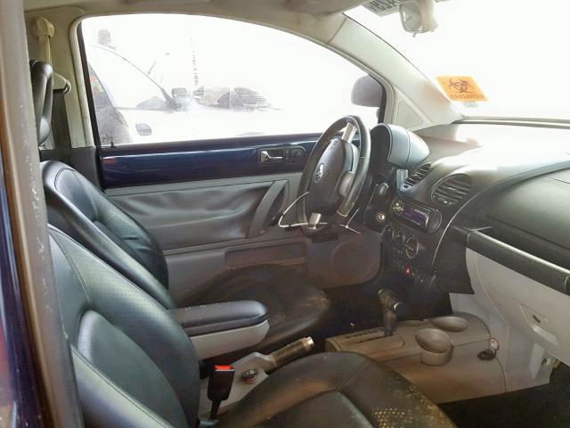 3VWDD21C3YM457188 - 2000 VOLKSWAGEN NEW BEETLE ლურჯი ფოტო 5
