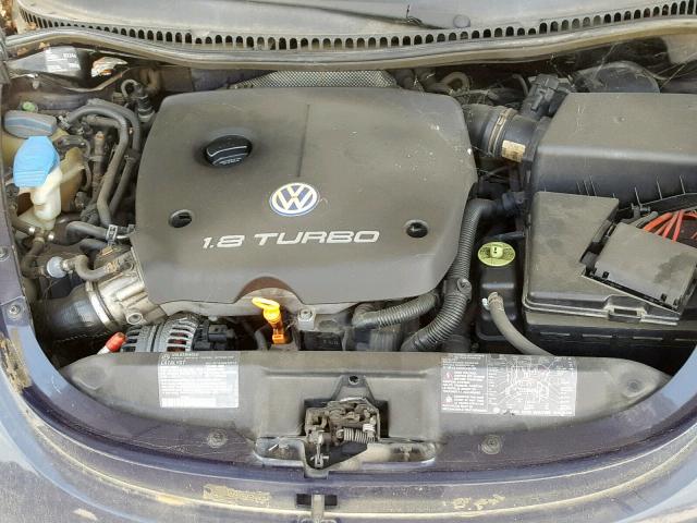 3VWDD21C3YM457188 - 2000 VOLKSWAGEN NEW BEETLE ლურჯი ფოტო 7