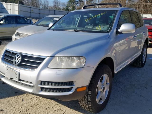 WVGBC77L94D061740 - 2004 VOLKSWAGEN TOUAREG 3. SILVER photo 2