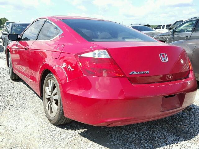 1HGCS12739A010795 - 2009 HONDA ACCORD EX RED photo 3