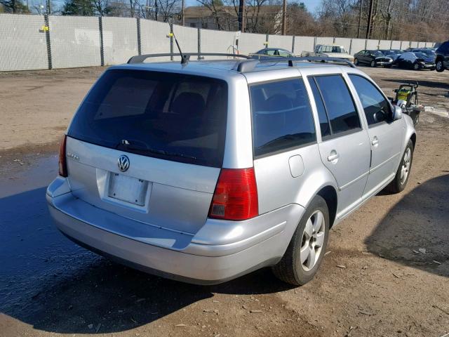 WVWSK61J43W427485 - 2003 VOLKSWAGEN JETTA GLS GRAY photo 4