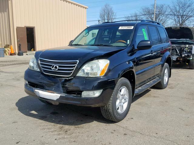 JTJBT20X670140585 - 2007 LEXUS GX 470 BLACK photo 2