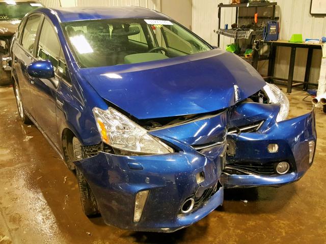 JTDZN3EU1D3207409 - 2013 TOYOTA PRIUS V BLUE photo 1