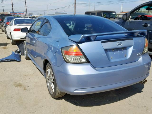 JTKDE167X80256146 - 2008 TOYOTA SCION TC BLUE photo 3
