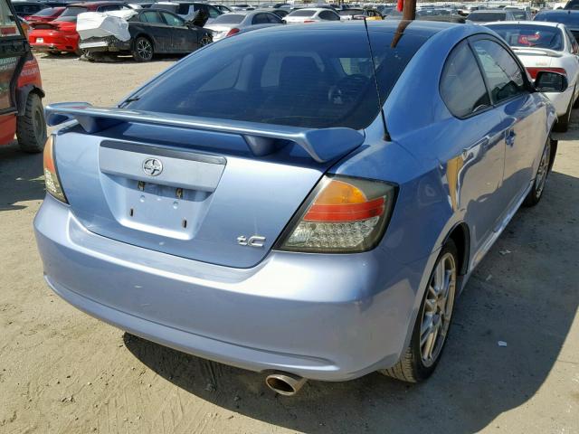 JTKDE167X80256146 - 2008 TOYOTA SCION TC BLUE photo 4