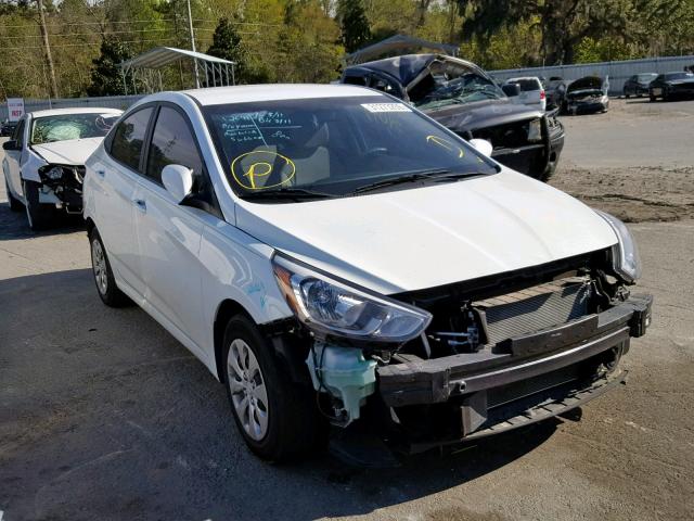 KMHCT4AE1GU115520 - 2016 HYUNDAI ACCENT SE WHITE photo 1