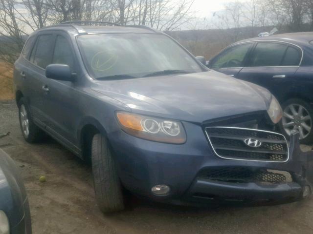 5NMSH73E47H004550 - 2007 HYUNDAI SANTA FE S BLUE photo 1