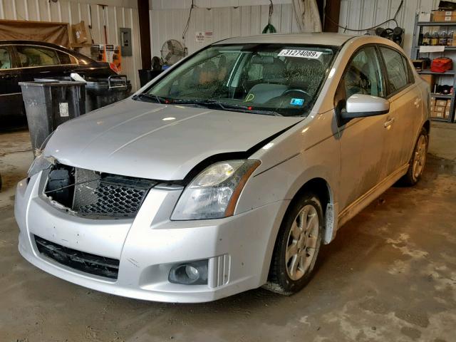 3N1AB6AP2BL637073 - 2011 NISSAN SENTRA 2.0 SILVER photo 2