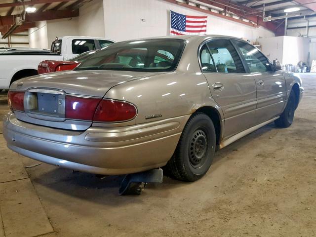 1G4HP54K31U237479 - 2001 BUICK LESABRE CU BEIGE photo 4