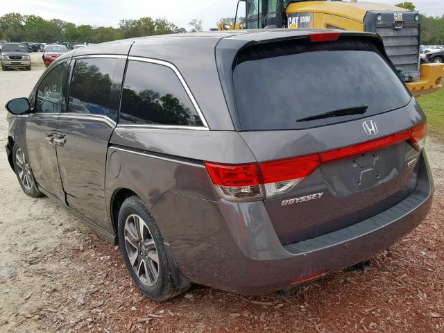 5FNRL5H9XGB058143 - 2016 HONDA ODYSSEY TO GRAY photo 3