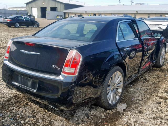 2C3CCAET0DH533114 - 2013 CHRYSLER 300C BLACK photo 4