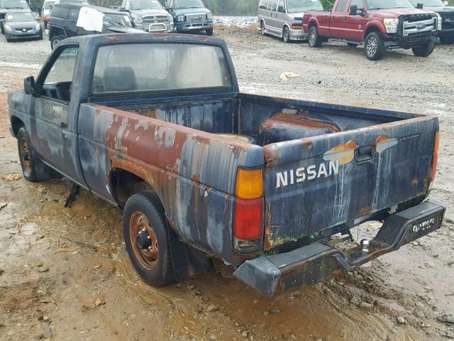 1N6ND11S8JC324391 - 1988 NISSAN D21 SHORT BLUE photo 3