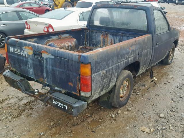 1N6ND11S8JC324391 - 1988 NISSAN D21 SHORT BLUE photo 4