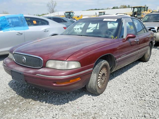 1G4HR52K2VH488036 - 1997 BUICK LESABRE LI BURGUNDY photo 2