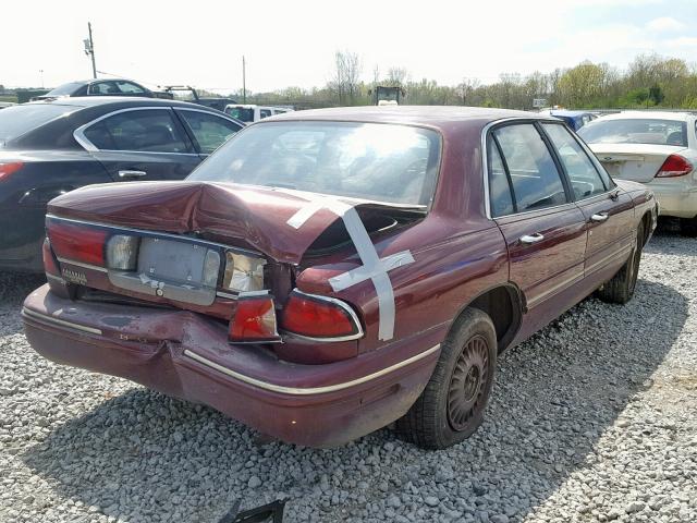 1G4HR52K2VH488036 - 1997 BUICK LESABRE LI BURGUNDY photo 4