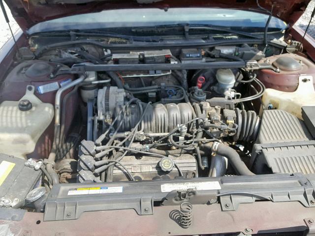 1G4HR52K2VH488036 - 1997 BUICK LESABRE LI BURGUNDY photo 7