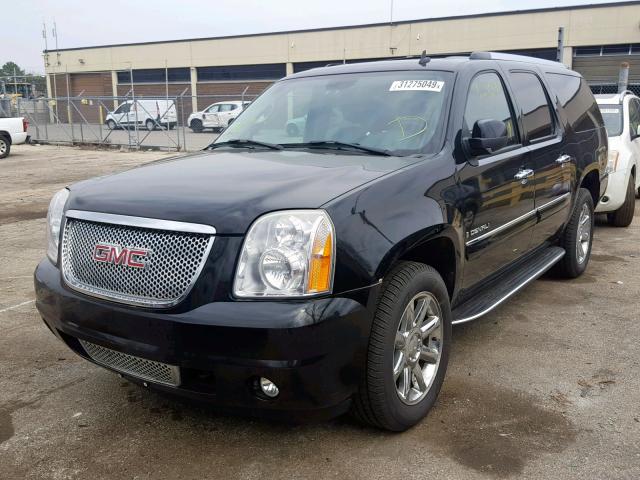 1GKFK66858J133030 - 2008 GMC YUKON XL D BLACK photo 2