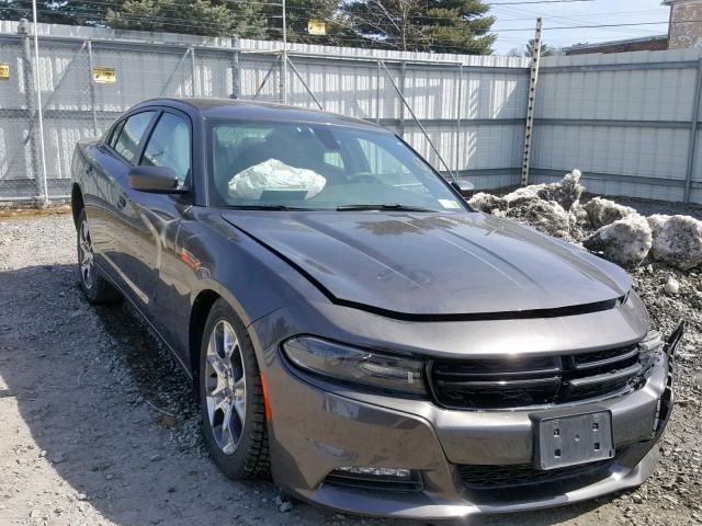 2C3CDXJGXGH298251 - 2016 DODGE CHARGER SX GRAY photo 1