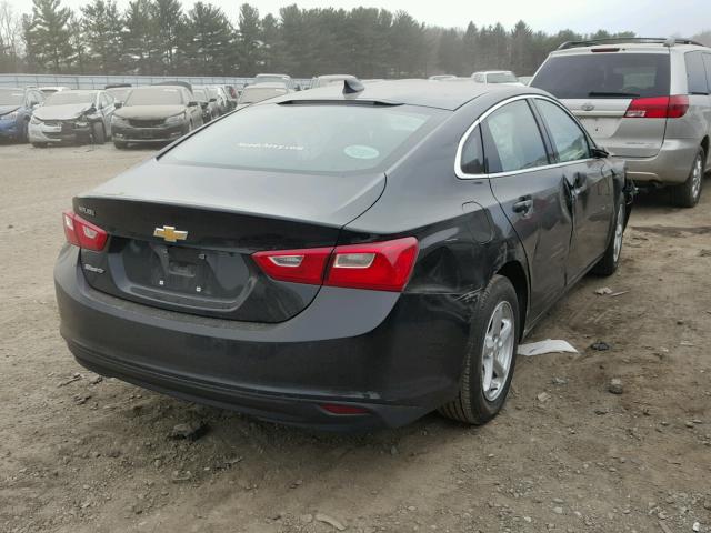 1G1ZB5ST3HF195261 - 2017 CHEVROLET MALIBU LS BLACK photo 4