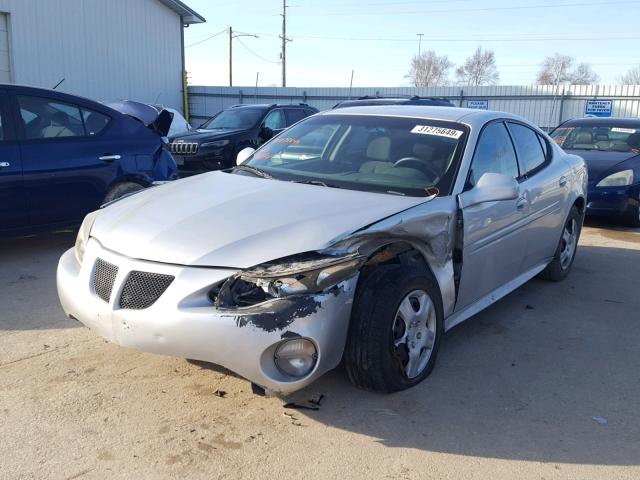 2G2WP522841186645 - 2004 PONTIAC GRAND PRIX SILVER photo 2
