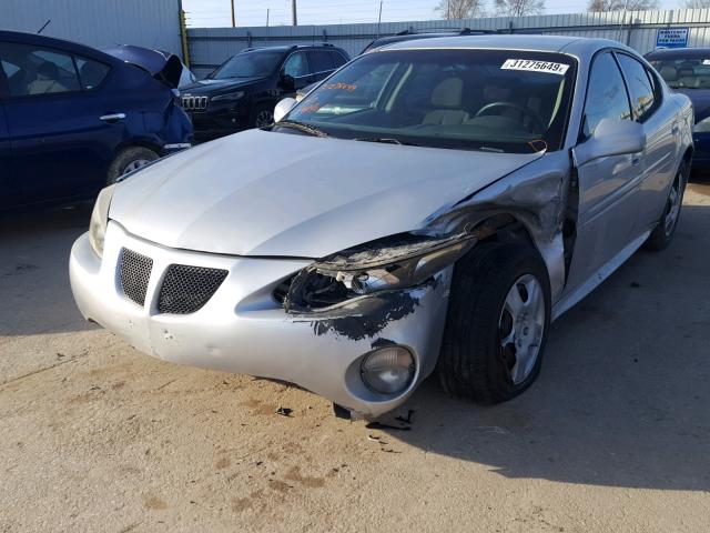 2G2WP522841186645 - 2004 PONTIAC GRAND PRIX SILVER photo 9