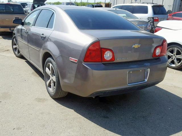 1G1ZC5E17BF191972 - 2011 CHEVROLET MALIBU 1LT 棕色 照片 3