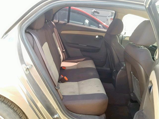 1G1ZC5E17BF191972 - 2011 CHEVROLET MALIBU 1LT 棕色 照片 6