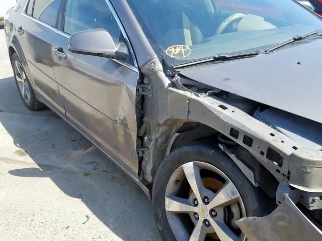 1G1ZC5E17BF191972 - 2011 CHEVROLET MALIBU 1LT 棕色 照片 9