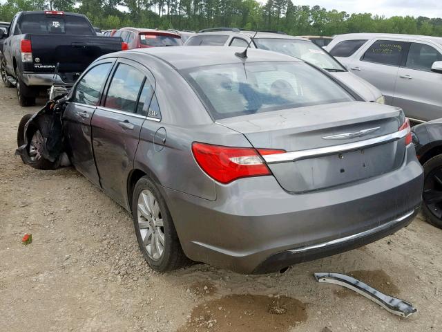 1C3CCBBGXCN120619 - 2012 CHRYSLER 200 TOURIN GRAY photo 3