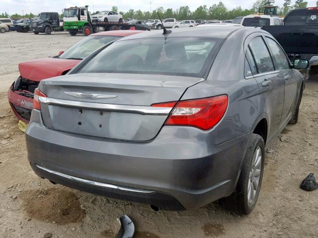 1C3CCBBGXCN120619 - 2012 CHRYSLER 200 TOURIN GRAY photo 4