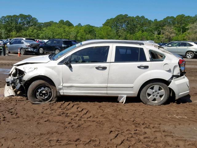 1B3HB28BX7D182549 - 2007 DODGE CALIBER WHITE photo 9