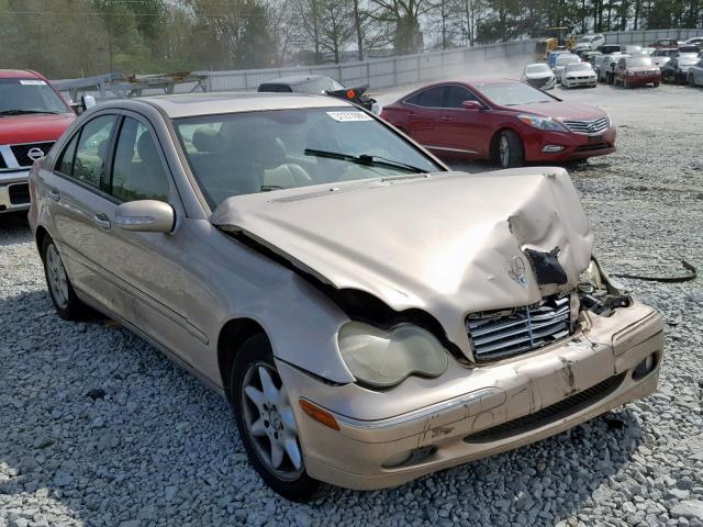 WDBRF81J43F429945 - 2003 MERCEDES-BENZ C 240 4MAT GOLD photo 1