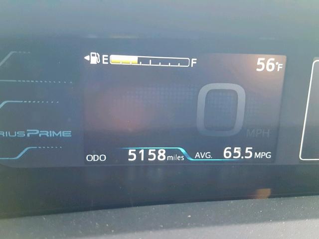 JTDKARFP2J3092615 - 2018 TOYOTA PRIUS PRIM 银色 照片 8