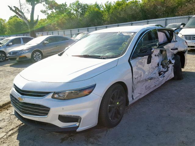 1G1ZJ5SU8GF333953 - 2016 CHEVROLET MALIBU HYB WHITE photo 2