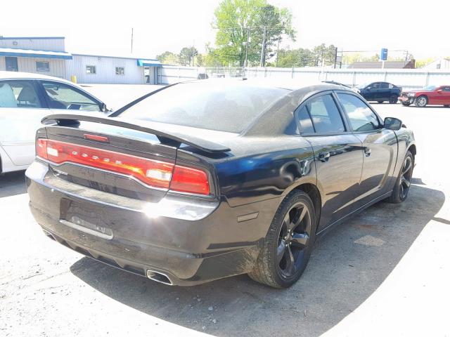 2C3CDXHG8CH149479 - 2012 DODGE CHARGER SX BLACK photo 4