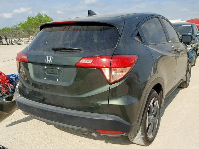 3CZRU5H53JG701096 - 2018 HONDA HR-V EX GREEN photo 4