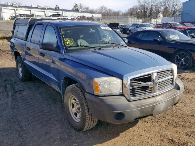 1D7HW28N05S152231 - 2005 DODGE DAKOTA QUA BLUE photo 1