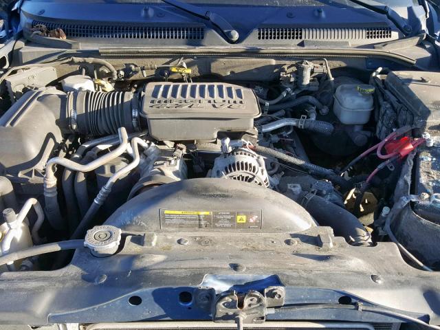 1D7HW28N05S152231 - 2005 DODGE DAKOTA QUA BLUE photo 7