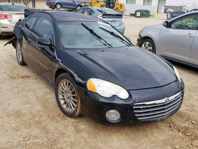 4C3AG52H43E183994 - 2003 CHRYSLER SEBRING LX BLACK photo 1