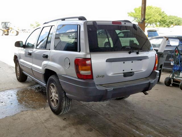 1J4GX48S83C604822 - 2003 JEEP GRAND CHER SILVER photo 3