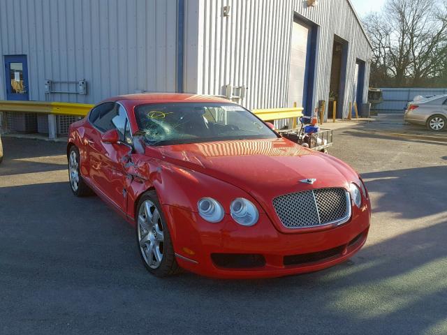 SCBCR73W97C047373 - 2007 BENTLEY CONTINENTA RED photo 1