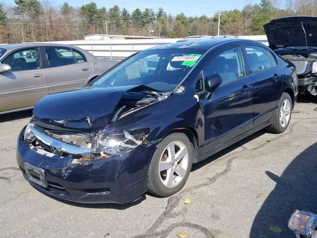 2HGFA1F64BH548107 - 2011 HONDA CIVIC LX-S BLACK photo 2