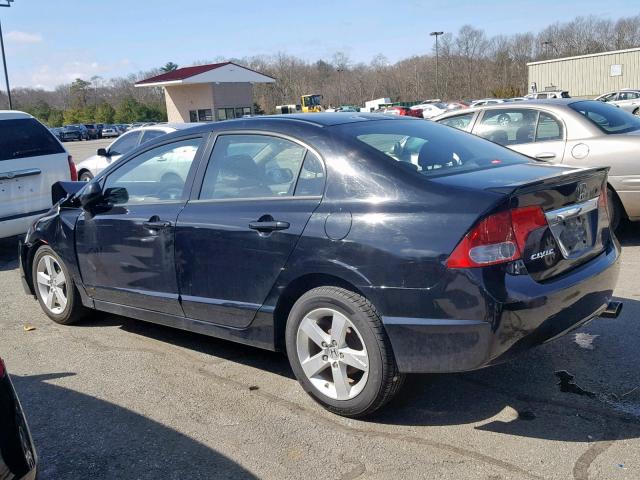 2HGFA1F64BH548107 - 2011 HONDA CIVIC LX-S BLACK photo 3